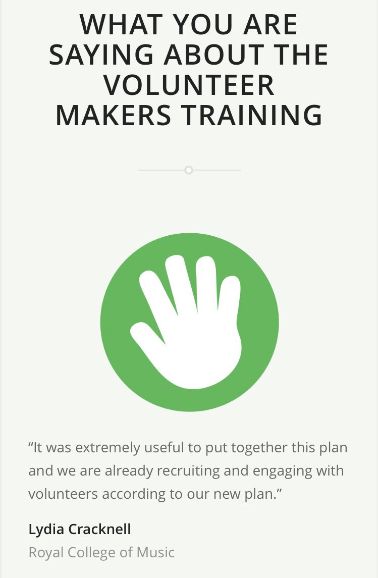 A model for change. Join us, become 1 of our 30 accredited #museums volunteermakers.org/apply-national… .Hear what <a href="/RCMLondon/">Royal College of Music</a> said about our model #VM