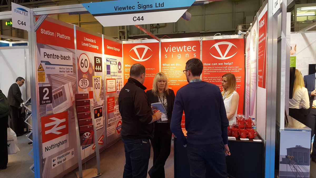 Viewtecsigns's tweet photo. Last day today #Railtex2017 https://t.co/oUPhIHLilV