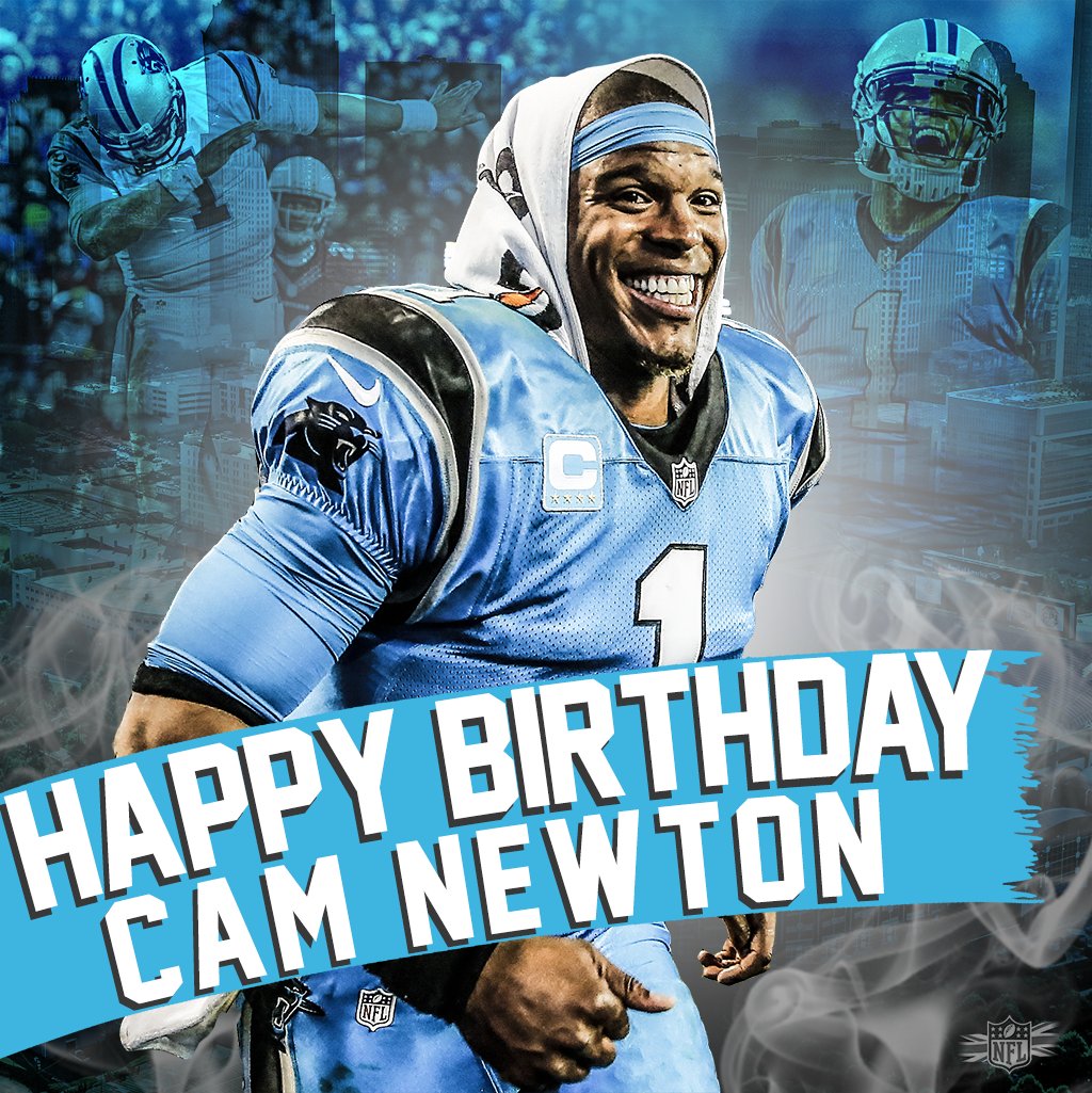 Happy Birthday, quarterback, Cam Newton - 28 today! 