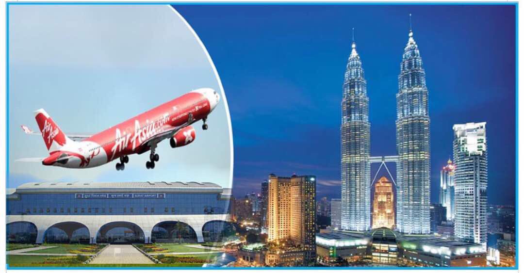 sanjayezhavaRTI's tweet photo. @AirAsia_IN @tonyfernandes #Surat waiting for Direct fly to #Malaysia. Highly potential Diamond 💎 Capital waiting for Int'l flights. #AlyAA. https://t.co/X7xfrP3SZB