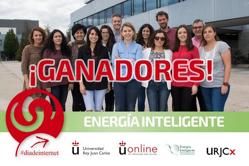 El #MOOC Energía Inteligente de #urjcx, ganador en los Premios de Internet. <a href="/urjc/">URJC</a> #urjconline <a href="/CEISmartEnergy/">Campus de Excelencia</a> #mooc <a href="/diadeinternet/">#diadeinternet, 17 de mayo día mundial de Internet</a> #pre2017