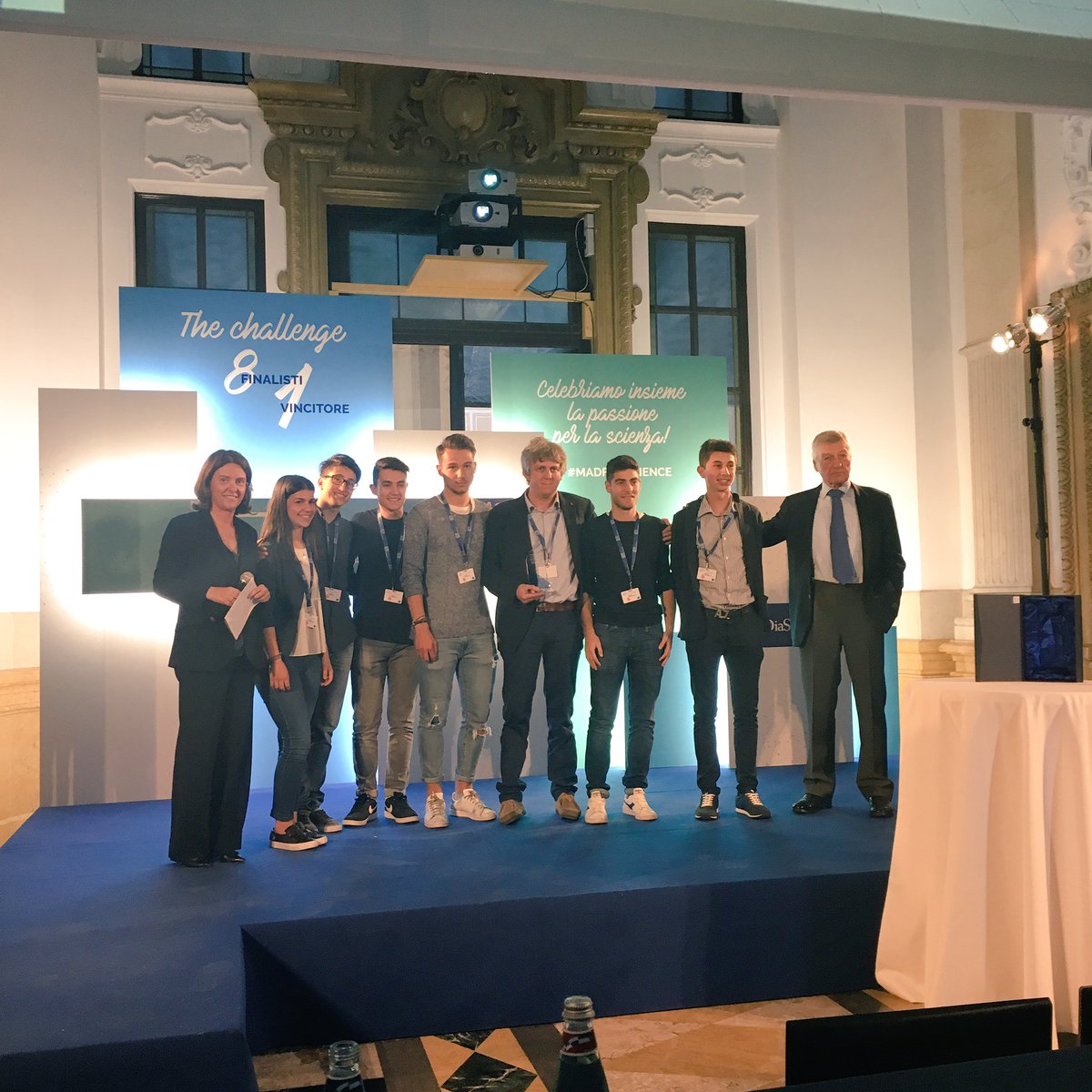 🥇
l'I.I.S. Nicola Pellati (indirizzo liceo scientifico Galileo Galilei) di Nizza Monferrato!
Complimenti a tutti i team!

#MadForScience
