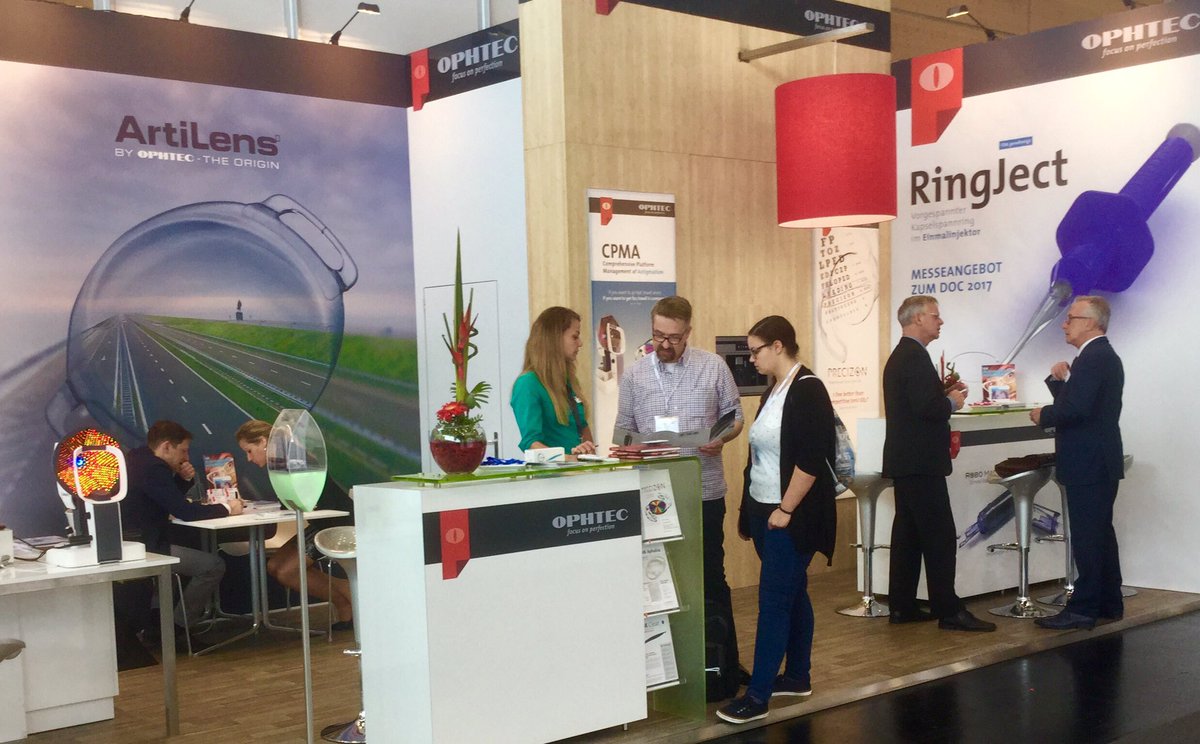 OphtecINT's tweet photo. First day at the 30th International Congress of German Ophthalmic Surgeons #DOC2017 in Nuremberg. Make sure to come visit our booth: #V121 https://t.co/SdaHb8w9Qe