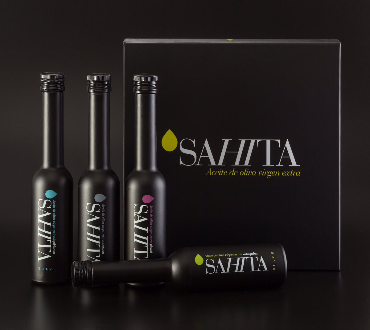 Descubre la delicadeza de nuestras variedades de Aceite de Oliva Virgen Extra #arbequina , #morisca , #Hojiblanca y #picual  #sahita .