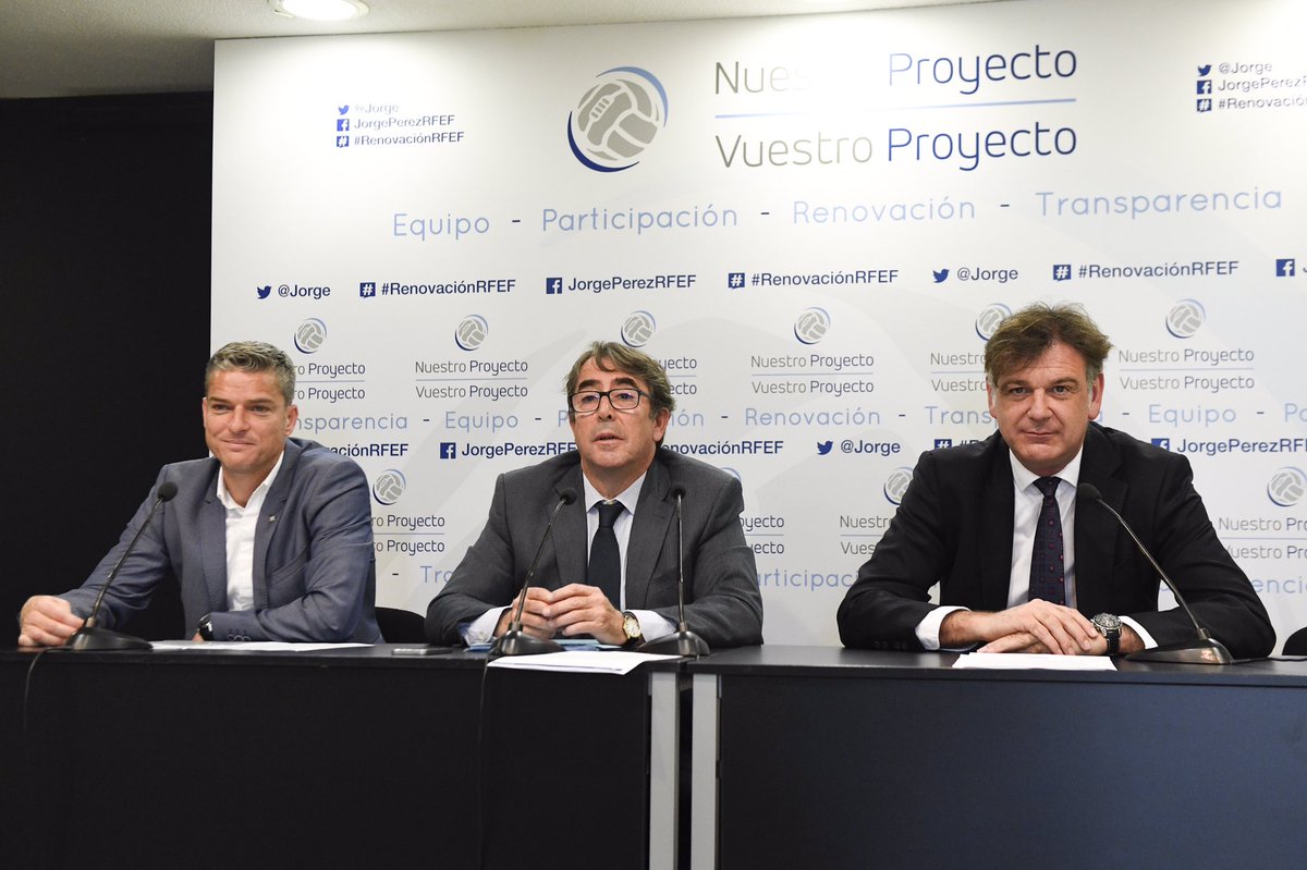 Gracias a todos por el seguimiento de la rueda de prensa. Es nuestra responsabilidad llegar hasta el final por una mejor RFEF