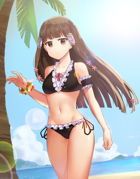 Final raffle illustration done! Kobori for @koborifag~ The hardest part of this piece was drawing the frills. I like the end result tho :) 