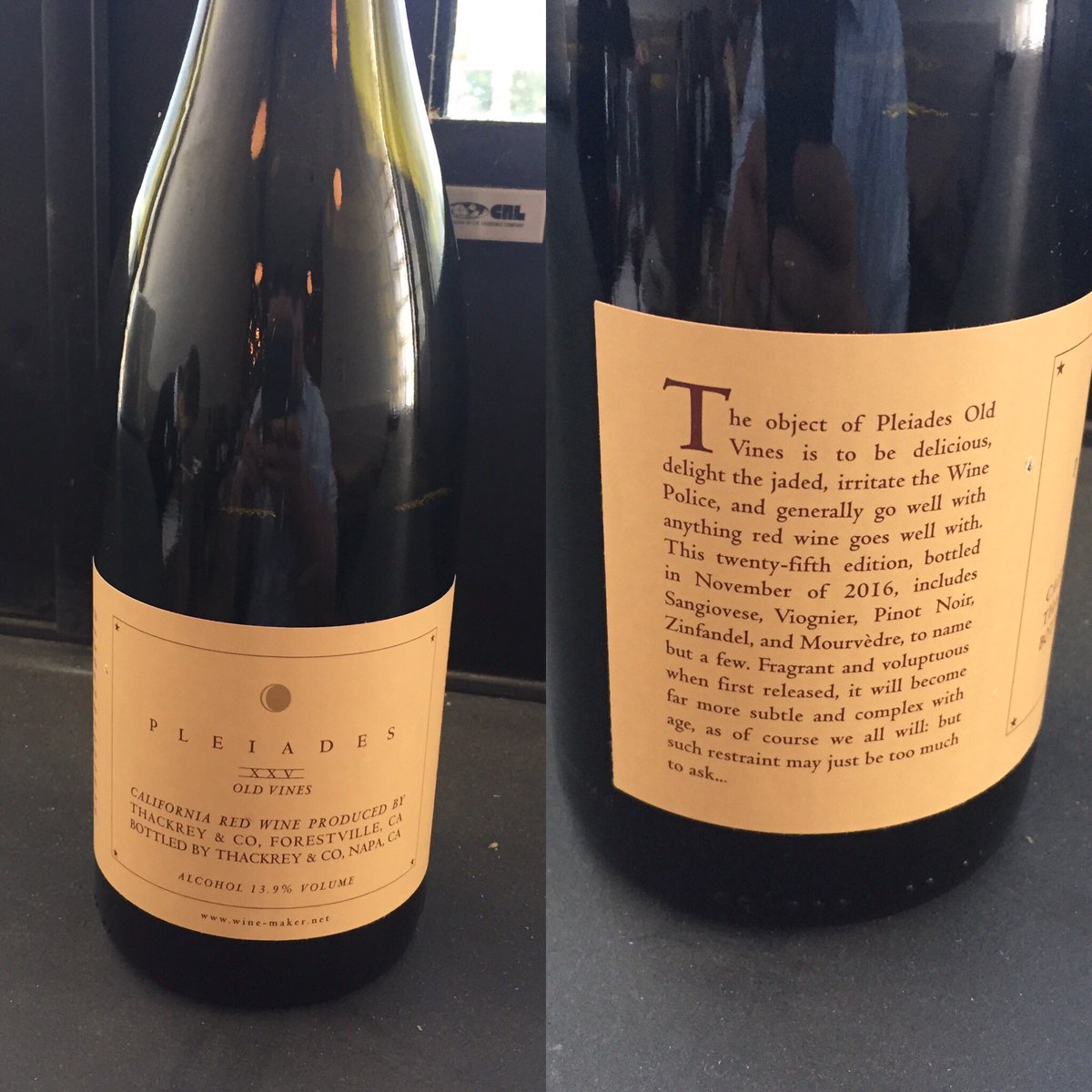 connoisseurw's tweet photo. @ThackreyWine Pleiades XXV has arrived... can't believe it's been 25 editions. https://t.co/9lSLhy0Uh7
