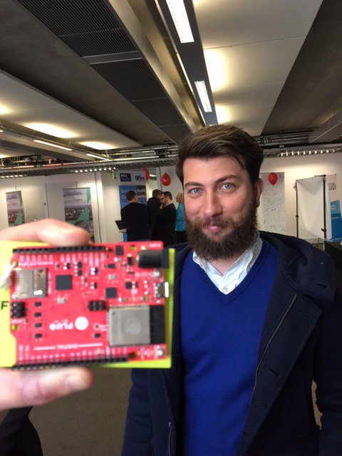 makersacademy's tweet image. Awesome to meet @ACostanzoFluo at TLA #investorshowcase who wants to give our developers THIS hardware testing challenge. @FluoTechnology