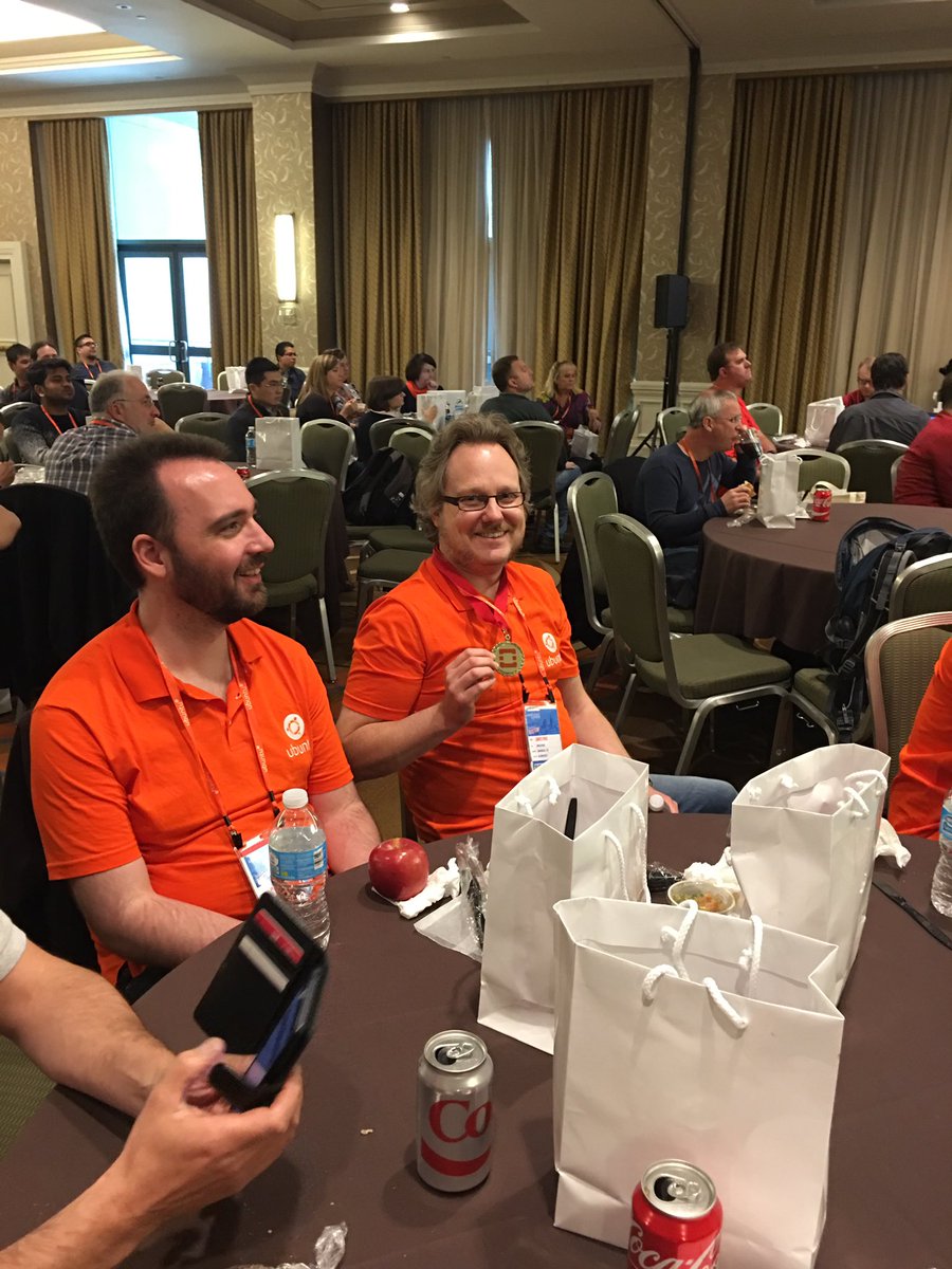 Congratulations to James Page (<a href="/javacruft/">James Page</a>) for winning the #OpenStackSummit Community "Giving Tree" award!