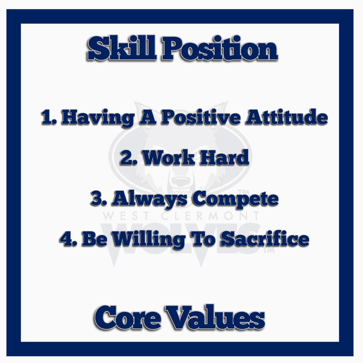 CoachBWestbrook's tweet image. Our Core Values #SecureTheBag💰#CoachesLiFE #SavageWolves