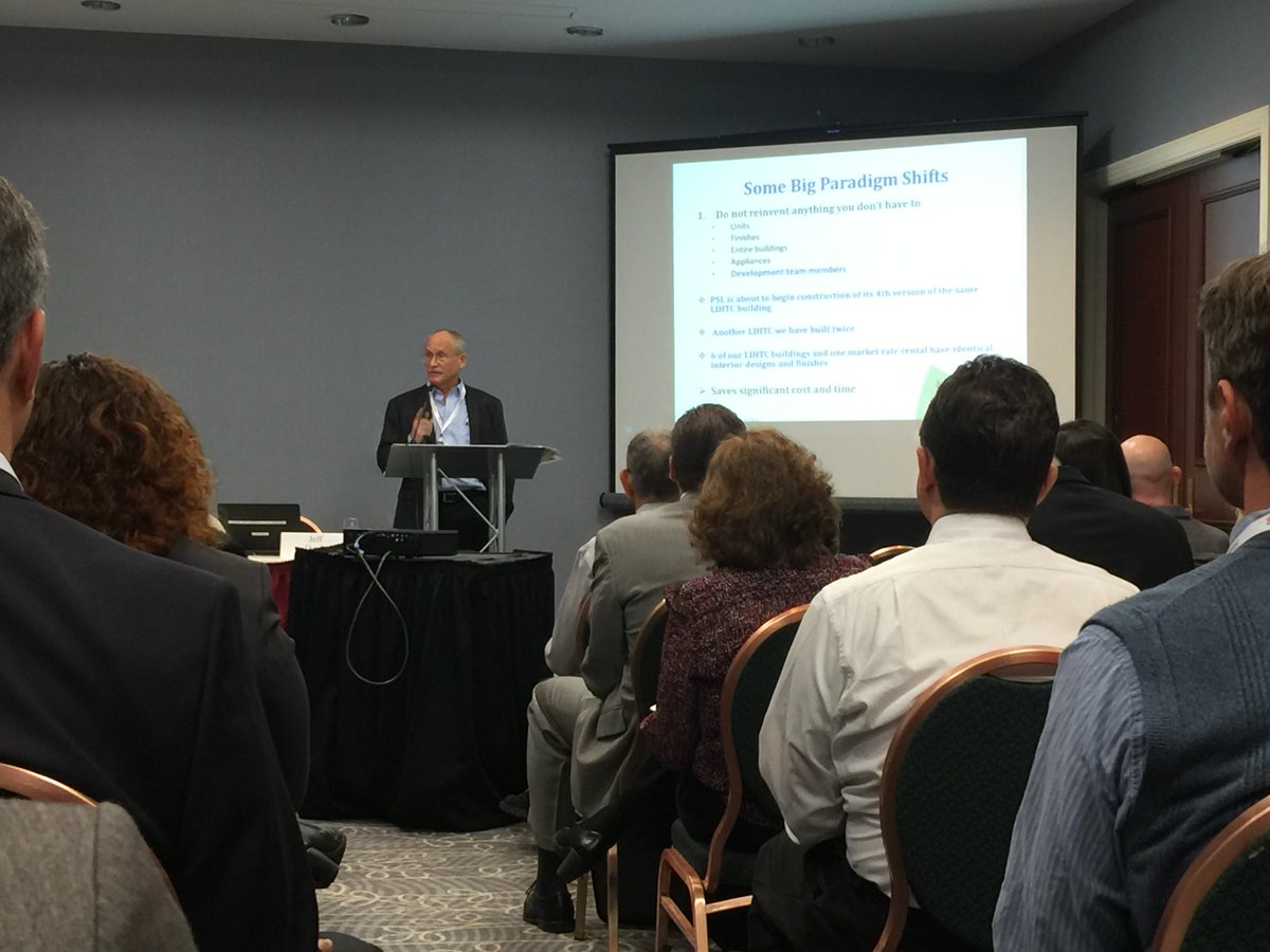 RGSAssoc's tweet photo. Jeff Davis of Presbyterian Senior Living shares his lessons learned from building affordable housing at the #2017commonwealthhousingforum https://t.co/uFzhh7JRgC