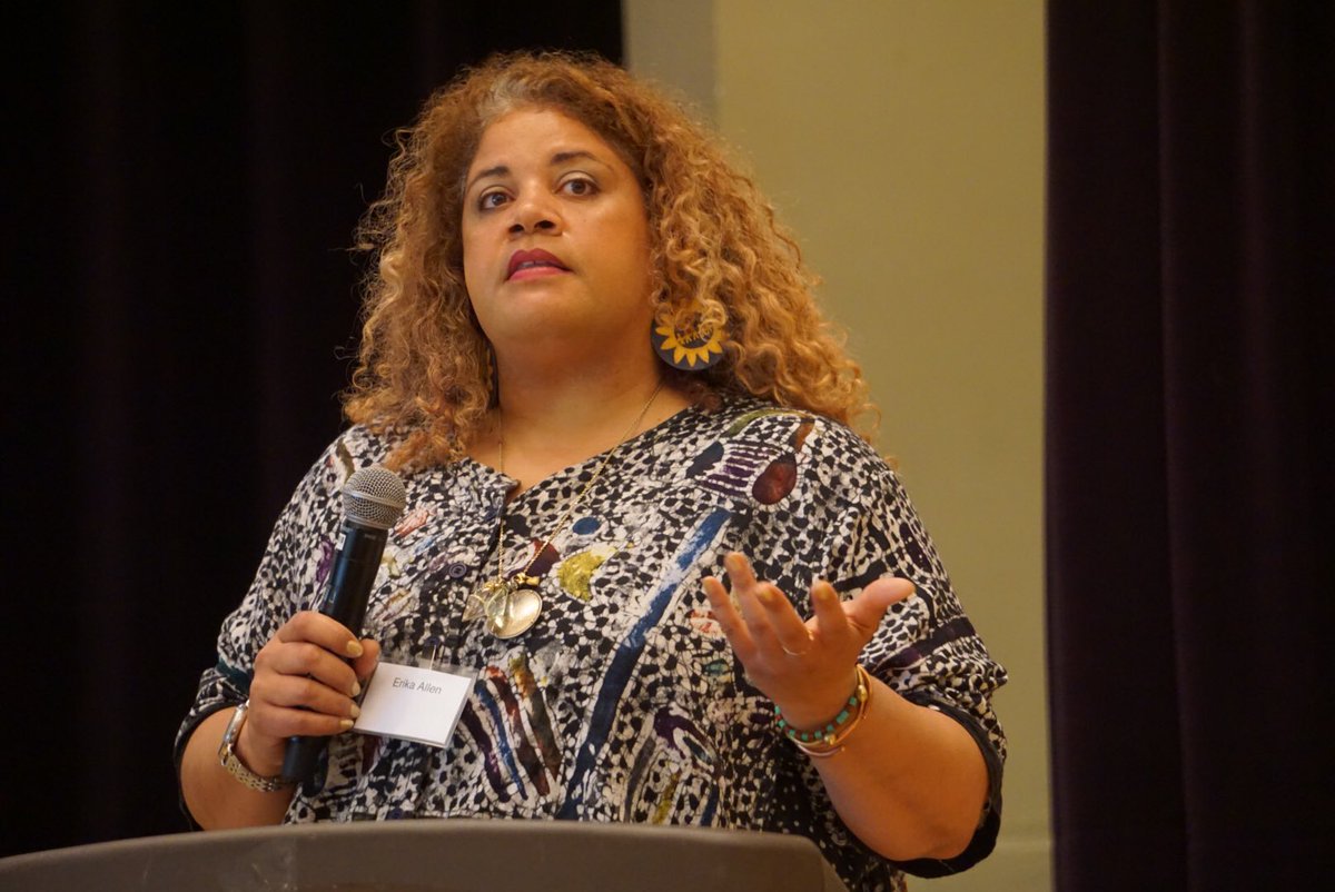 GoodFoodCatlyst's tweet photo. Erika Allen of @GrowingPower Chicago is among the leading activists at the 12th annual Chicago Food Policy Action Council summit. #CFPAC https://t.co/AuJlLFDEQh