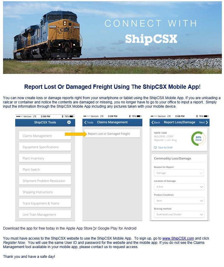 CSX eBusiness (@ShipCSX) / Posts / X
