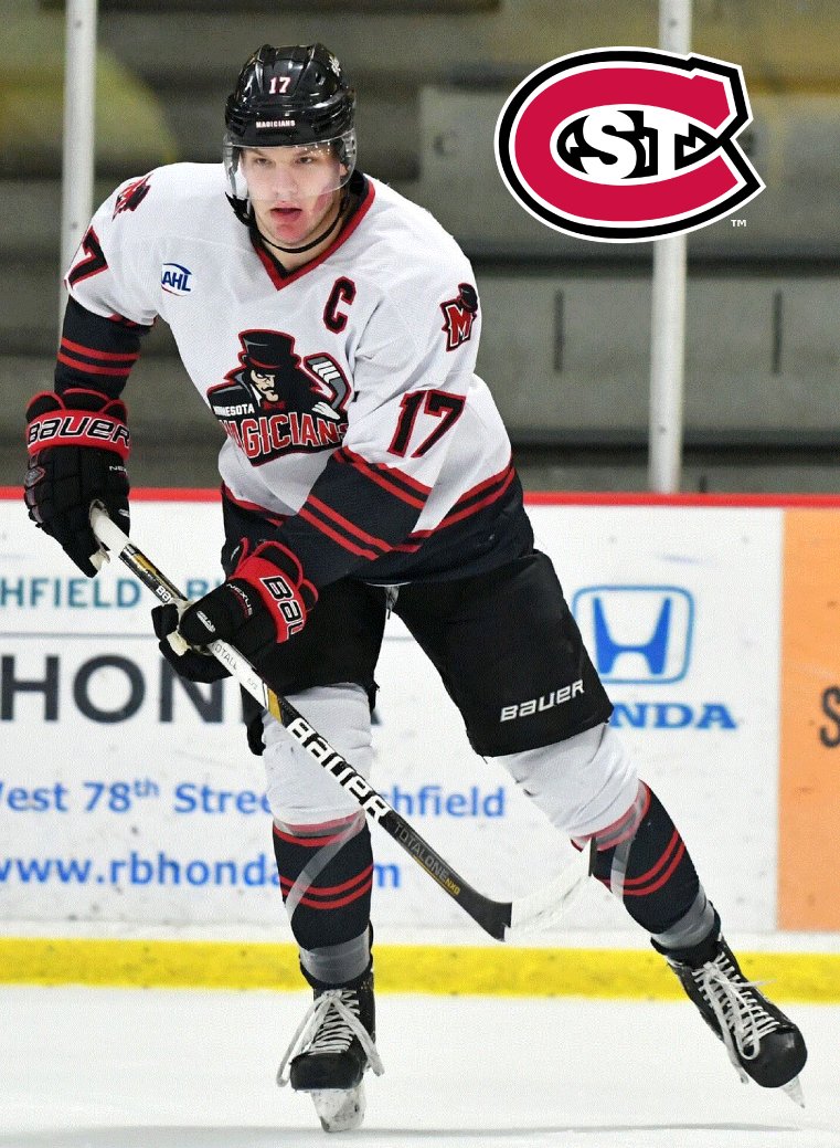 WiscWindigo's tweet image. Congratulations to #MNMagicians forward @williamhammer17 for committing to @SCSUHUSKIES_MH! Read more here: magicianshockey.com/will-hammer-co…