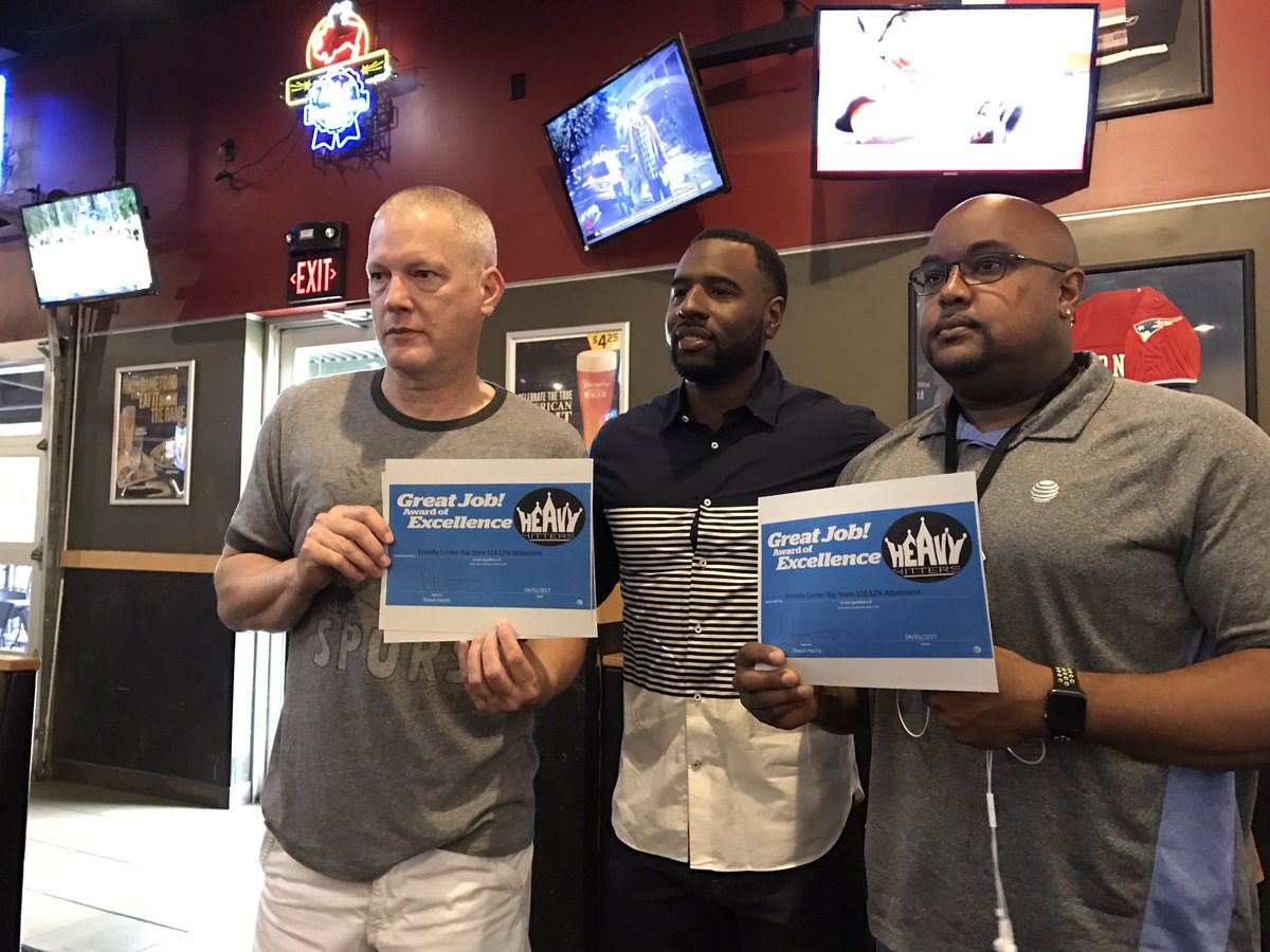 Top Heavy Hitters Luncheon at Buffalo Wild Wings! Thank you <a href="/harris_1128/">Shaun Harris</a> for all you do to motivate us! <a href="/teamgrayT/">Mickey Gray</a>