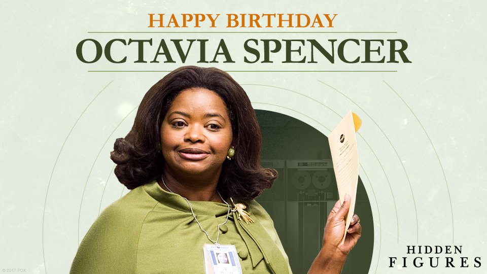 A true inspiration to us all. Happy Birthday <a href="/octaviaspencer/">octavia spencer</a>!