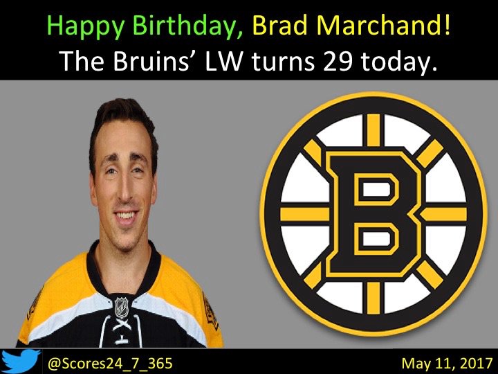  happy birthday Brad Marchand! 