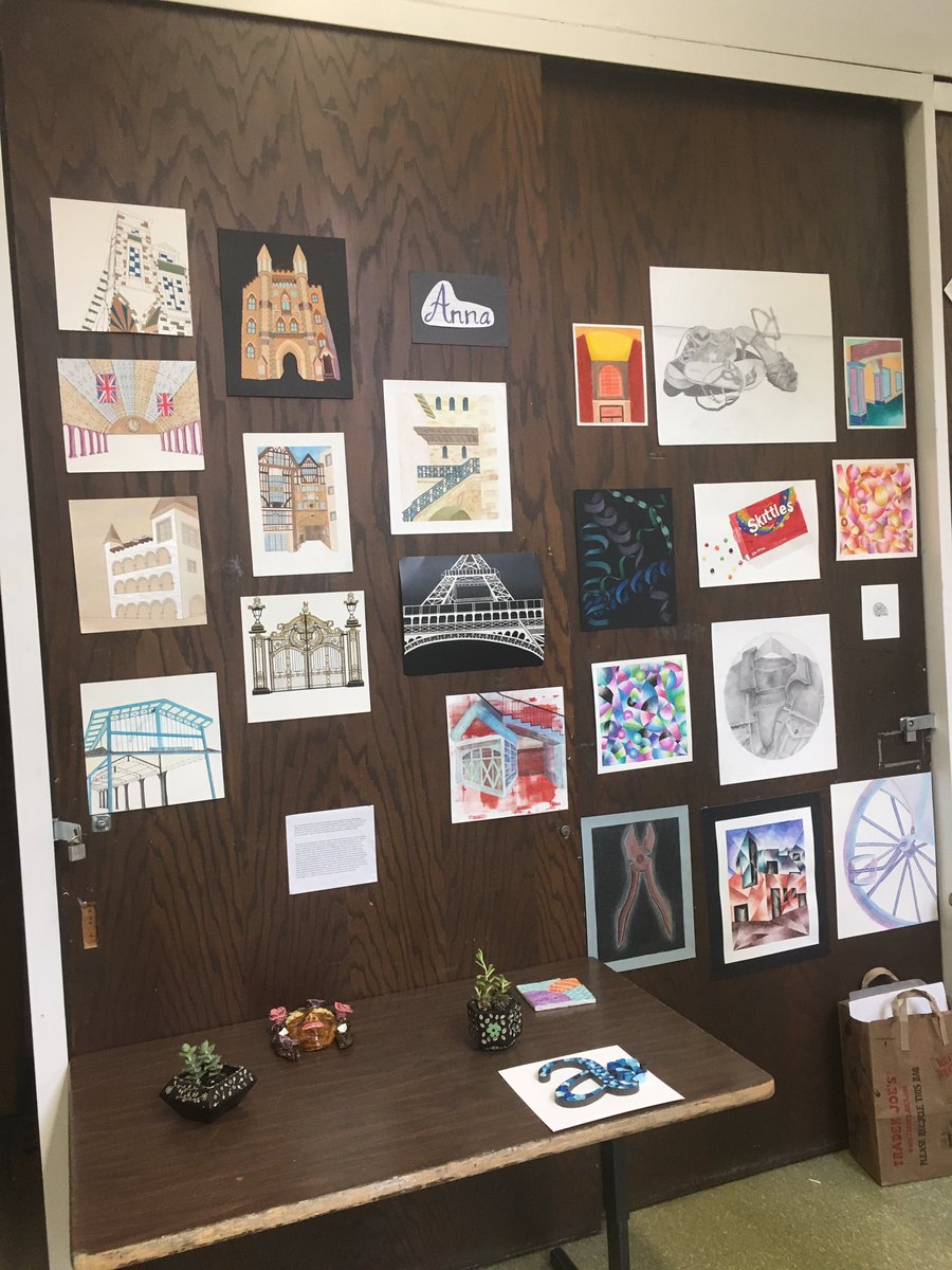 sweethomeaclc's tweet image. A few displays from yesterday&apos;s Senior Art Show, great contributions by all!