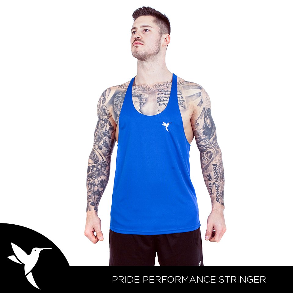 PrideGymApparel's tweet photo. Pride Performance Stringers still available online 👉 https://t.co/56Akm9D4BP https://t.co/t8bOrrCL9l