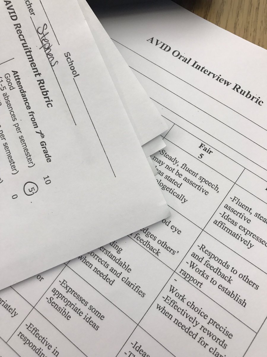 We've been holding AVID recruitment interviews all day today! We have some AWESOME candidates! 🤗👩🏾‍🎓👨🏼‍🎓🤓<a href="/WoodlandVoice/">Woodland Middle</a> <a href="/jasonjstamper/">Jason Stamper, EdD</a>