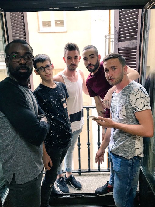 Rodajes de @ButchDixon con @rafamarcoporno @abrahaMontenegr @Peter__connor @MarioBenedetXXX  @alecloobxxx