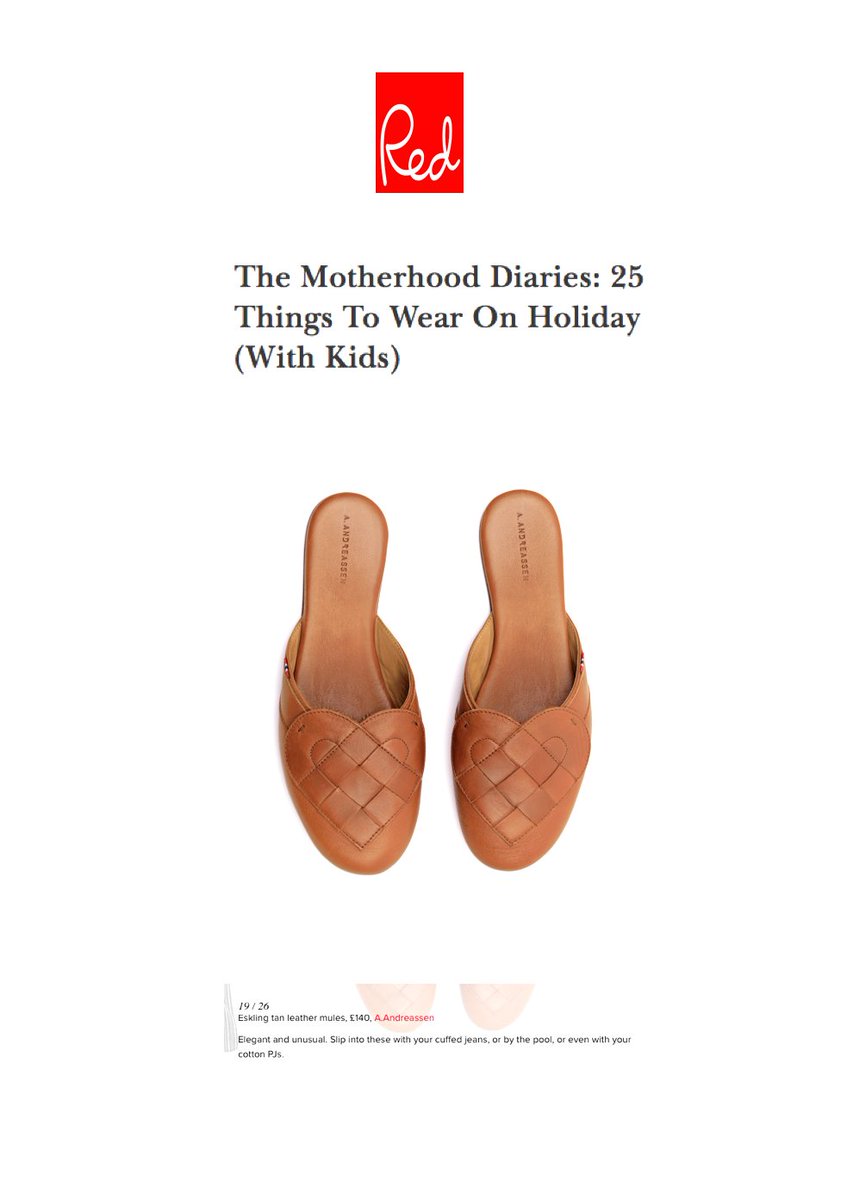 Thanks <a href="/STatRedMag/">Sarah Tomczak</a> for the lovely feature! 25 things to wear on holiday (with kids); Make sure you've packed yours!bit.ly/2pBcfnj🌞