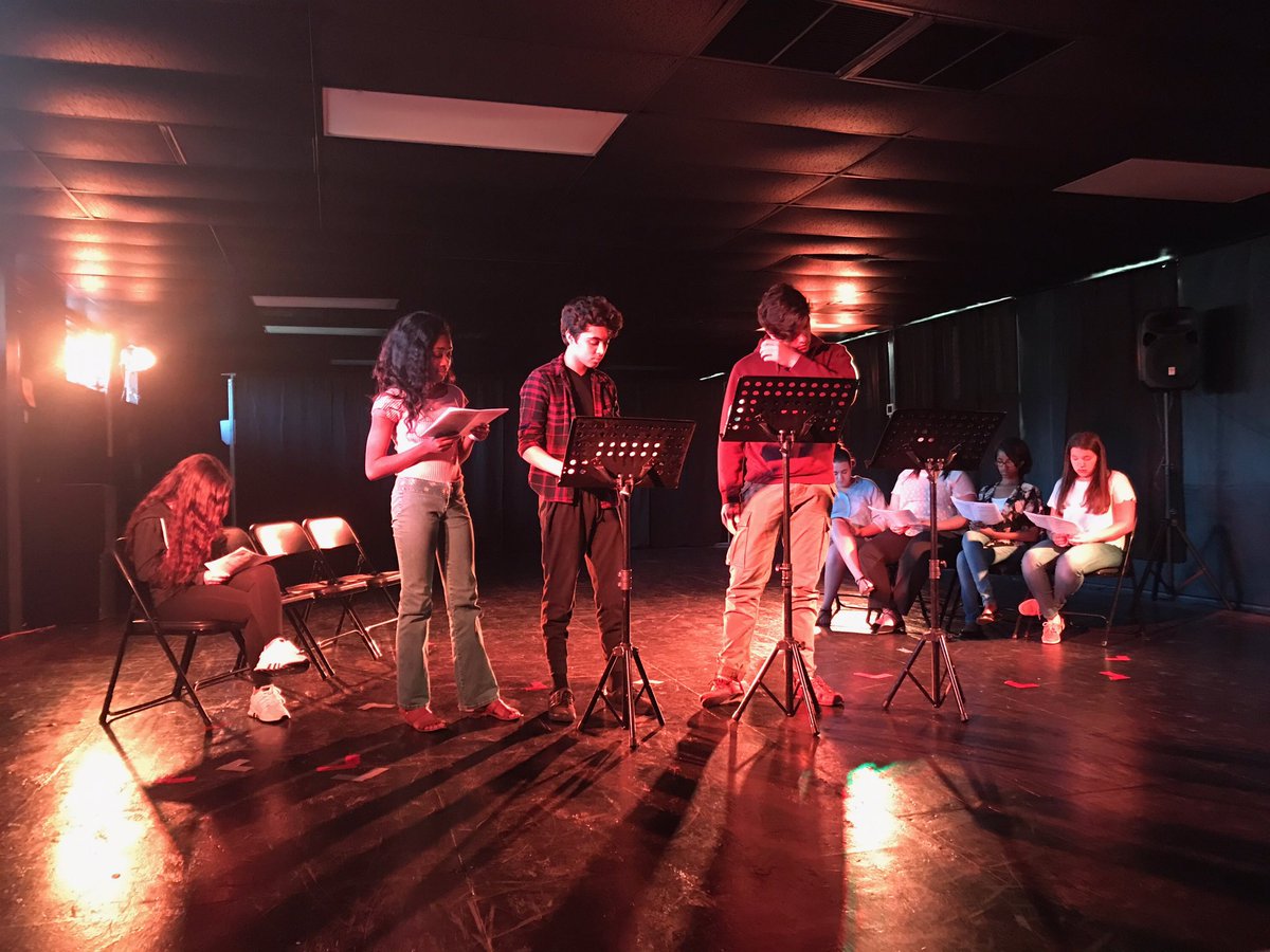 DramaPace's tweet photo. Drama Academy's Showcase &amp; 1st  night of readings in our Black box &amp; it was a success!❤️We loved sharing with our #PaceFamily @PaceSpartans https://t.co/EMtfQmIvEE