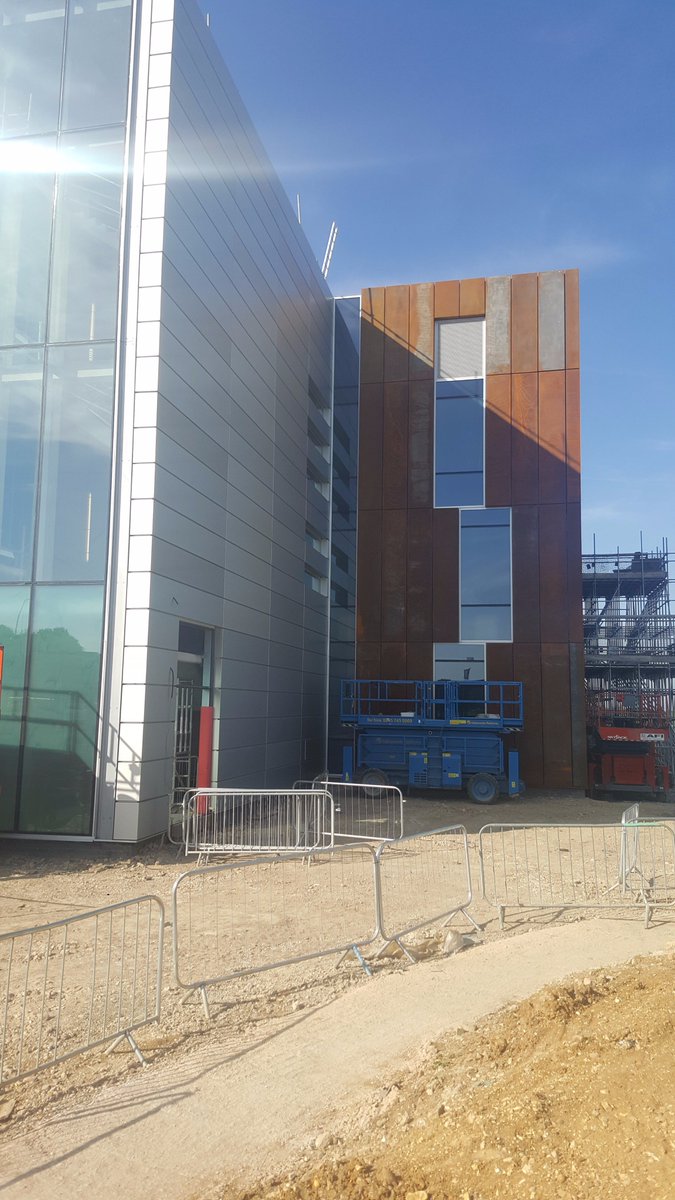 Great to see our Corten &amp; Aluminium Facade at Thames Valley Science Park, Reading nearing completion for Graham Construction.