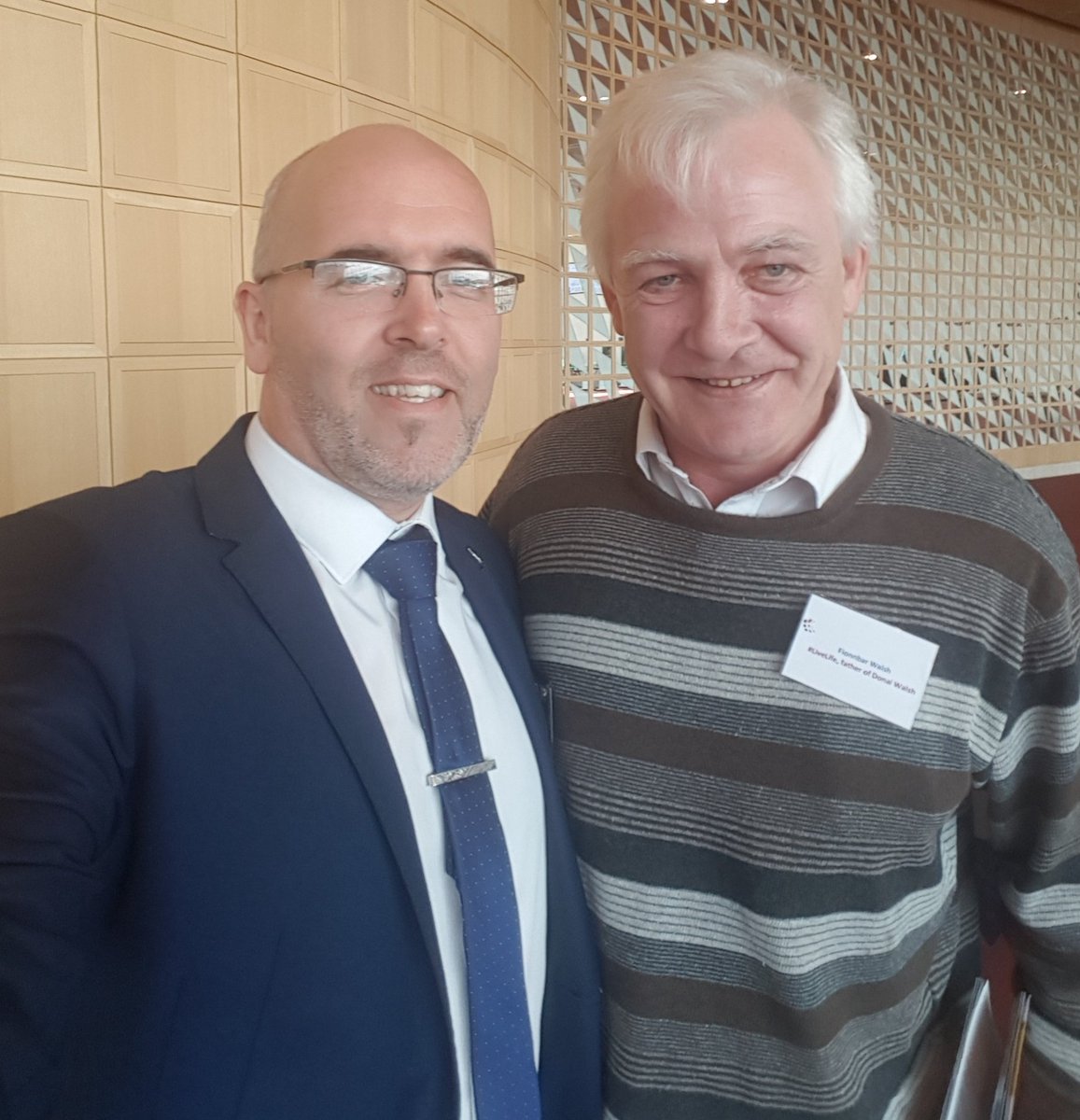 Great to catch up with Fionnbar Walsh during the <a href="/YSInow/">Young Social Innovators</a> Awards.
<a href="/DonalLiveLife/">Donal Walsh LiveLife</a> 
<a href="/Donal_Walsh_/">Elma Walsh</a> 
#LiveLife