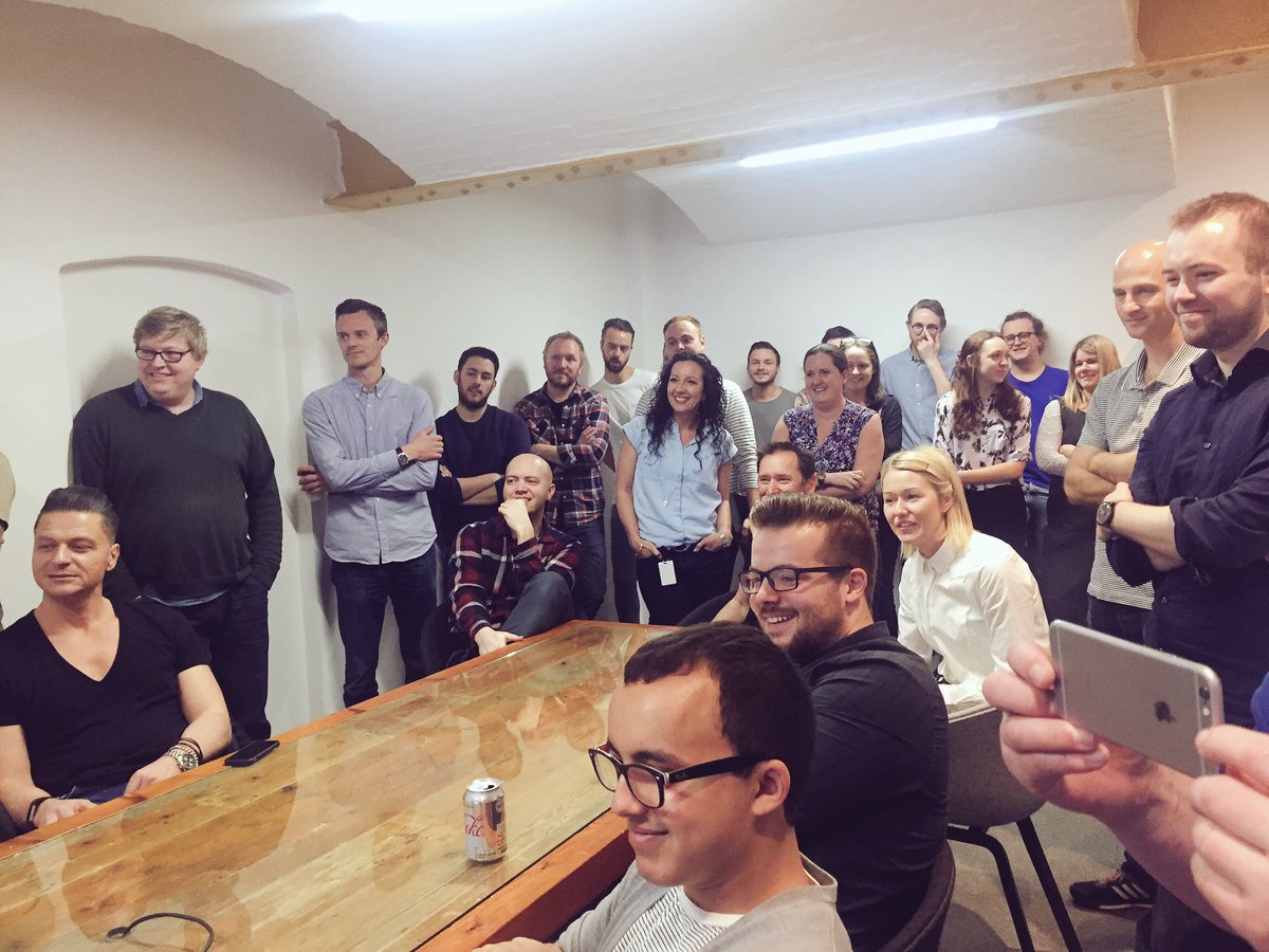 missninawei's tweet photo. Big turnout today @rufusleonard to farewell the incredible creative that is Emma Barratt! She leaves a massive gap and we'll miss her! https://t.co/awINPAA8v2