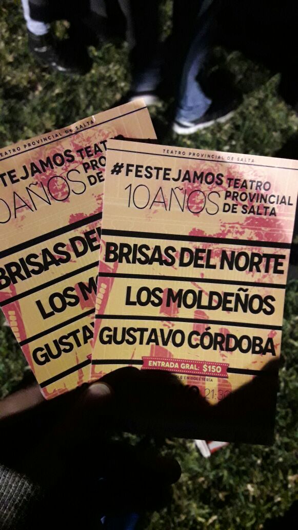 No queda nada entradas  $ 150