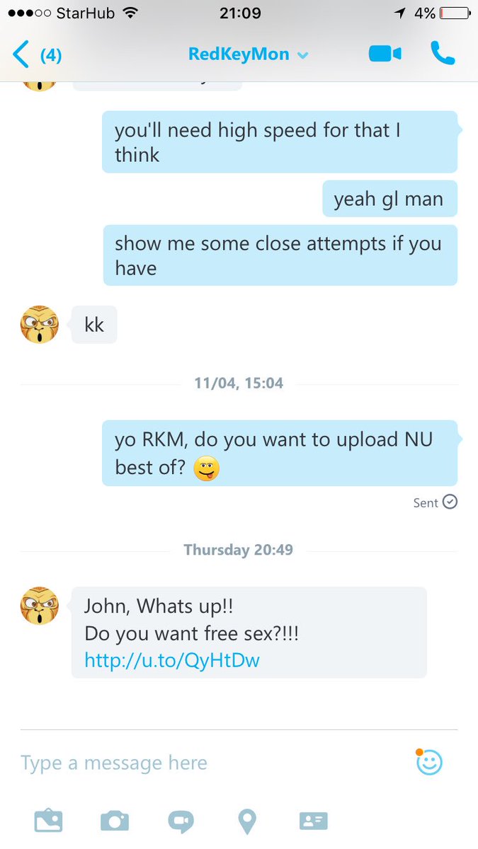 Johnographyy's tweet photo. Update on RKM. His Skype got hacked or something, apparently. This one is for real https://t.co/1i5i2yqSmb