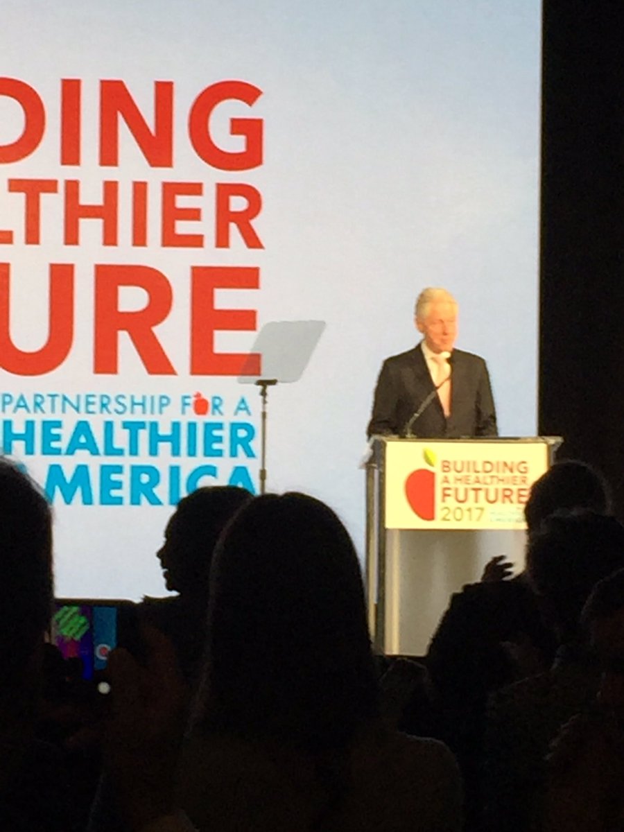President Clinton <a href="/PHAnews/">Partnership for a Healthier America</a> #PHASummit keynote speaker this morning <a href="/EcoSpacesEd/">ecospaces education</a>  <a href="/philipsednj/">Philip's Education</a> Working together to raise healthy kids.