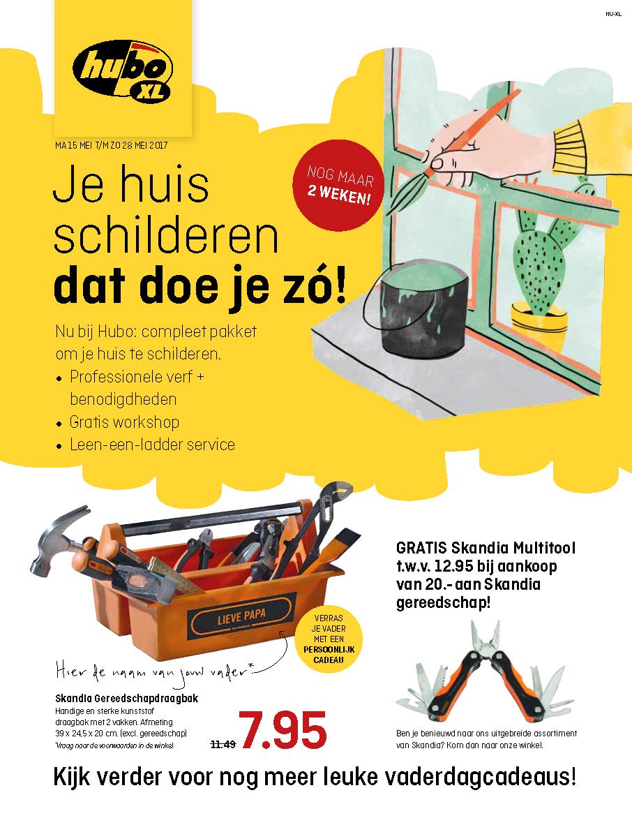 De nieuwe #folder van #Hubo is uit. Klik op de link om alle #aanbiedingen te bekijken. xlfolder.hubo.nl