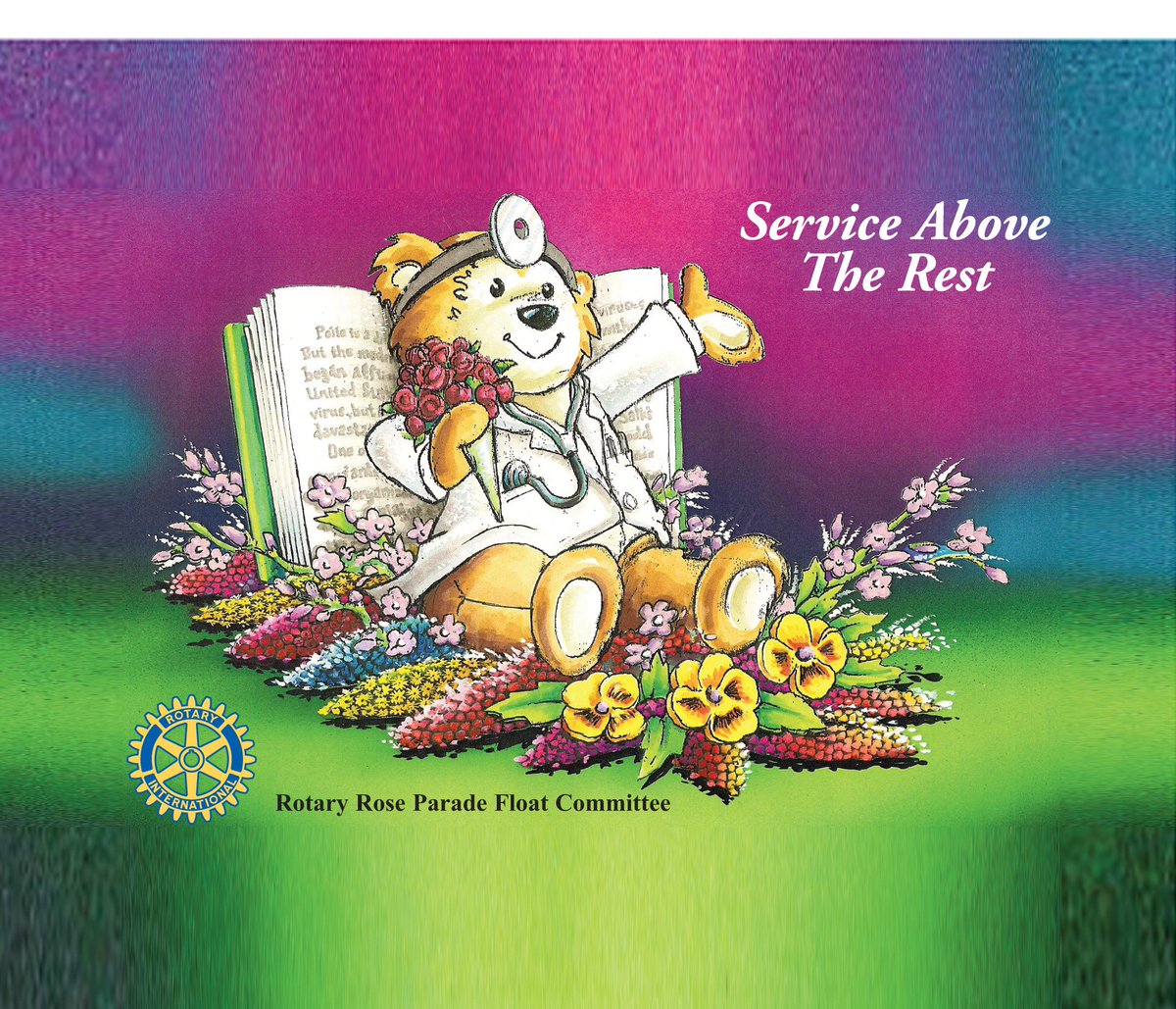 RotaryRoseFloat's tweet image. Promoting Rotary to the World, for 2010 this was our float