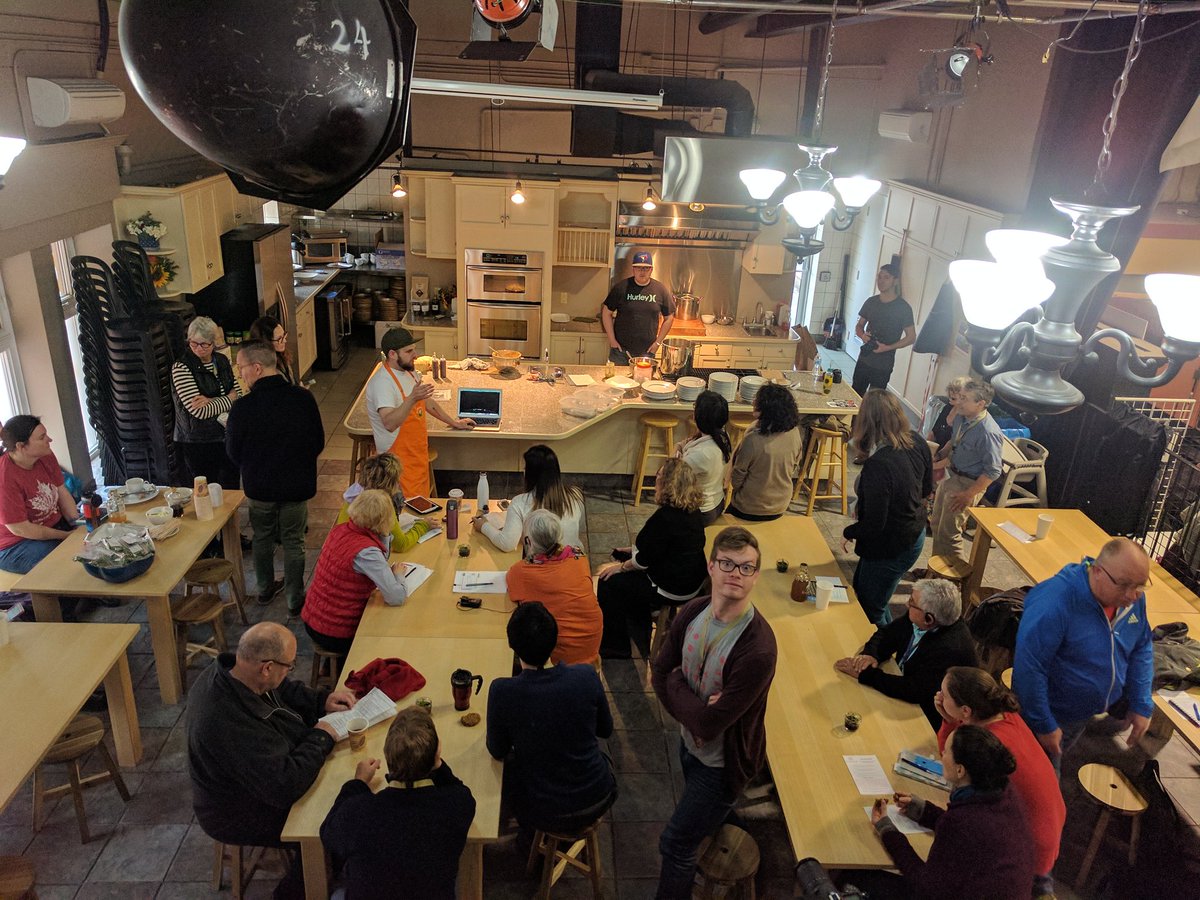 Eel Ground First Nation’s Natoaganeg Community Food Centre Presentation in the #Moncton Market. <a href="/eatingheritage/">Eating Heritage Fest</a> #SlowFoodCA17