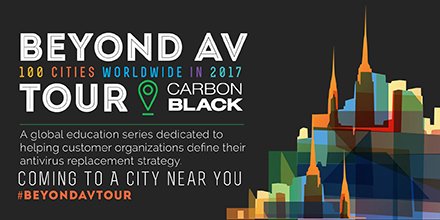 carbonb1ack's tweet photo. What are the latest trends in #cybersecurity? Find out at the #BeyondAVTour in #Madison, WI on May 17. https://t.co/zgKrwOYV4D #InfoSec https://t.co/MGryFhcOy6