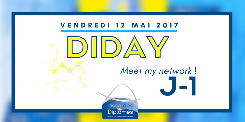 alumni_MBS's tweet photo. Vous l'avez attendu... le #DIDAY2017, c'est DEMAIN ! Nous vous espérons nombreux pour cette 11ème édition haute en couleurs ! 🎓 https://t.co/EAzd8MxAu7
