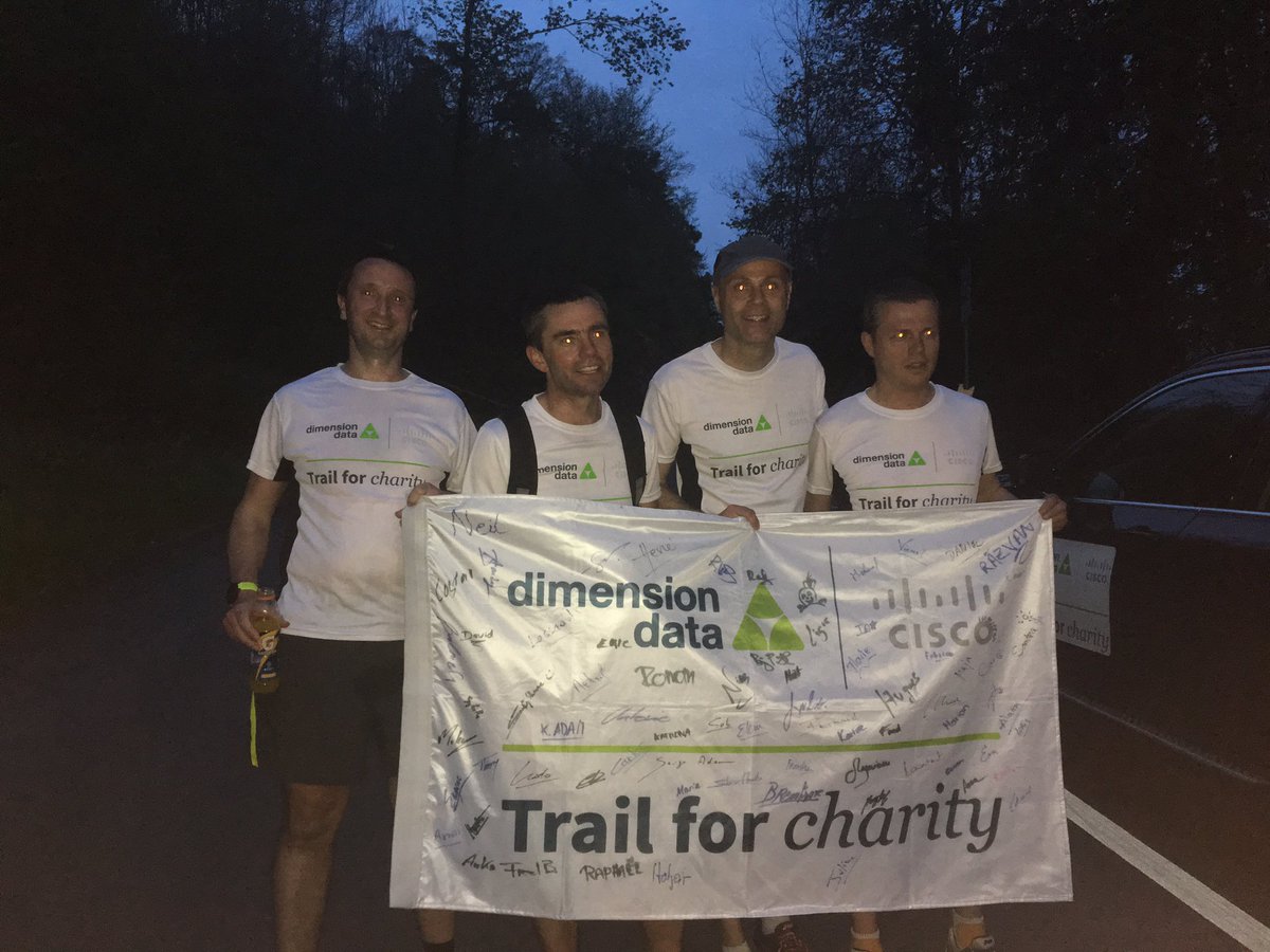 RupertWadsworth's tweet photo. @DimensionData run completed, we ended up doing 15k as we got lost! Great weather and lovely location to run. #trailforcharitych https://t.co/KgzKA7AOg1