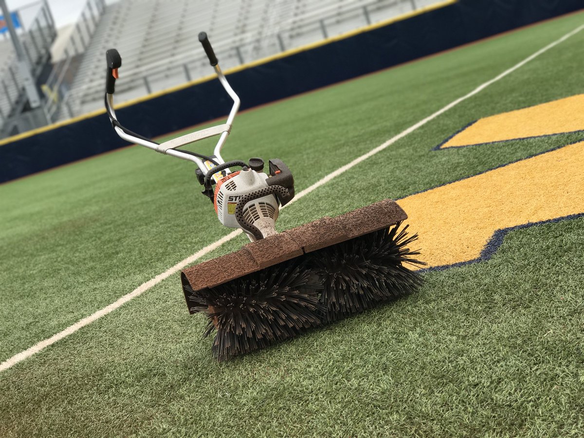 UMichAthletics's tweet photo. Preparations are underway! 

The #B1GSofball Tourney begins today at Alumni Field!

#GoBlue https://t.co/qRA108sIXO
