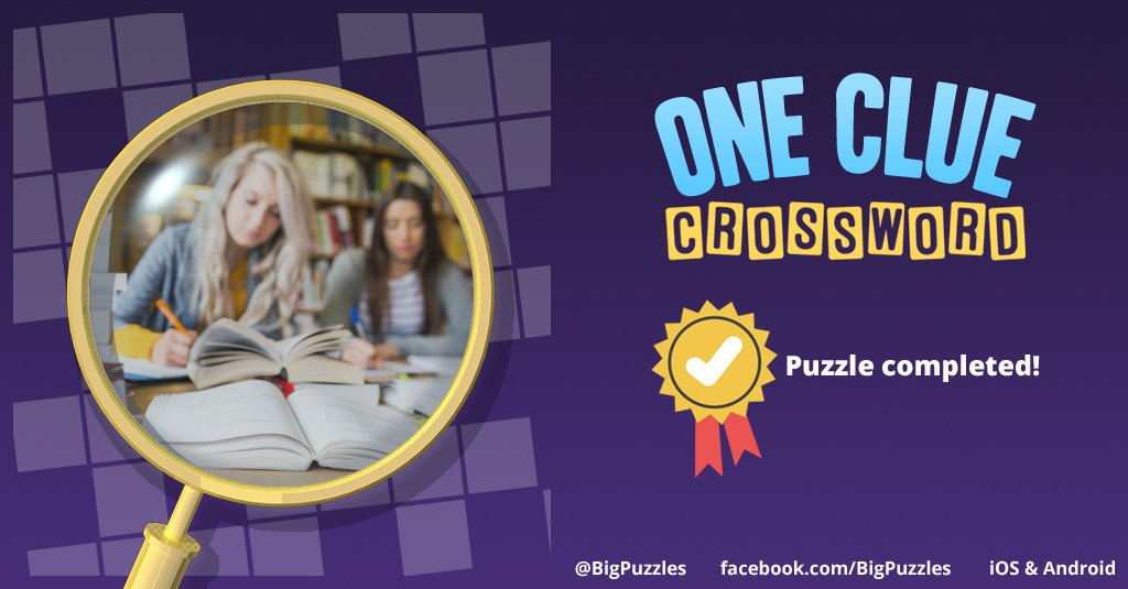 9d44b8ea8ada466's tweet photo. I completed a puzzle in One Clue Crossword. Play now for free!
https://t.co/h2fBBGrqKu #OneClueCrossword https://t.co/VcMKH7ssMr