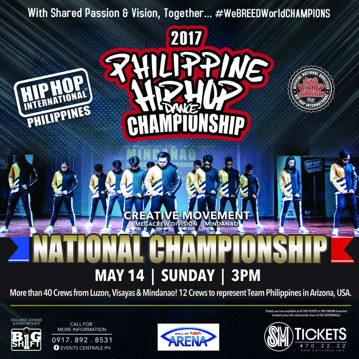 BIGShiftDANKA's tweet image. CREATIVE MOVEMENT
MegaCrew Division
TEAM MINDANAO
#HHIPH2017
#GoForGold2017 

Event Hotline:
+63 917 892 8531