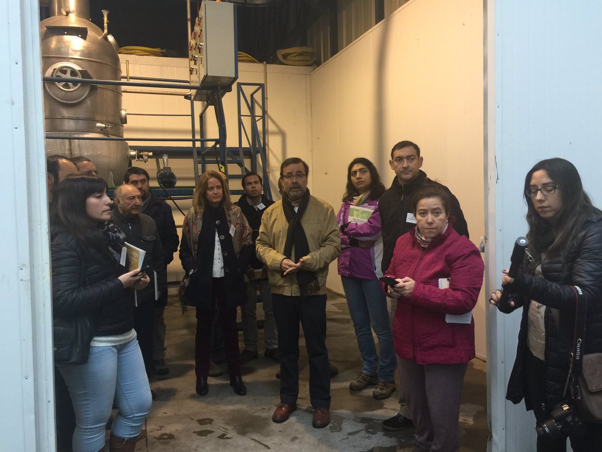 caropazmr's tweet photo. Visita planta #ecocrea #colbun empresa miembro #comitegestor @maulealimenta @Corfo @FIA_Chile @CeapMaule @Transforma_Alim https://t.co/rr7wsPOdfM