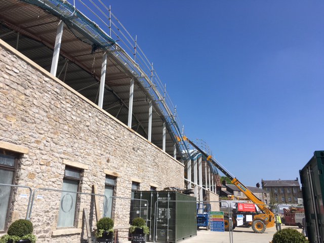 MarketingLancs's tweet image. Work progessing well on the new food hall @HolmesMill Clitheroe #Lancashire where every day can be #eatwhatyouwantday (opening June)
