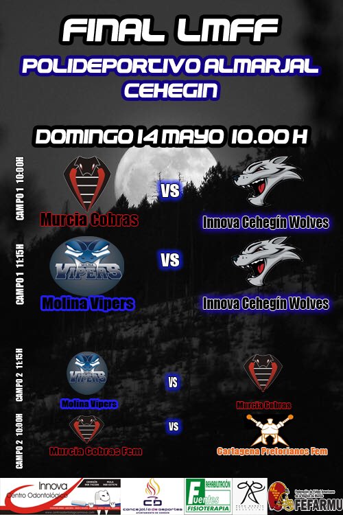 CeheginWolvesFA's tweet image. No te pierdas la final de la Liga Murciana de Football Flag, este domingo 14 de mayo a las 10:00 H @LaPanoramica__ @FEFA_Spain @cehegin4u