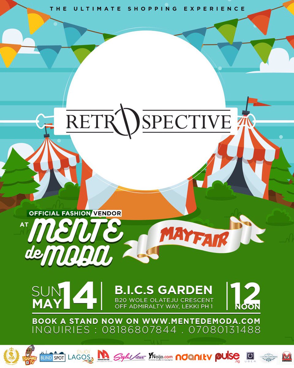 RETRO_ONLINE's tweet photo. Let's reconnect at Mente de Moda's Mayfair Edition This Sunday! #VintageShopping #VintageLagos https://t.co/ZtxwBii3a4