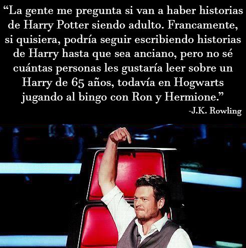Cuenta conmigo, J.K. Rowling.