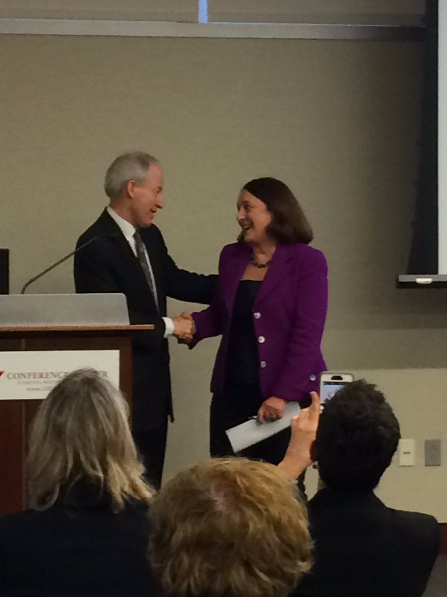 ifebptom's tweet photo. Dr. Olivia S. Mitchell receives the Lillywhite Award at EBRI Policy Forum @IFEBP @EBRI @Wharton @PensionResearch https://t.co/Y274d97b5s
