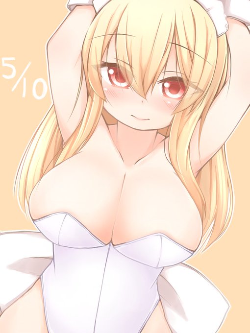 黄樹さま。
思いつきで白バニー。 