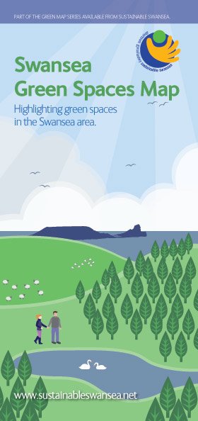 SustSwansea's tweet photo. @SwanseaCouncil @VisitSwanseaBay Latest in the series - Swansea Green Spaces map. #opengreenmaps loads of great spaces to visit & enjoy! https://t.co/oIHWRbpb8x